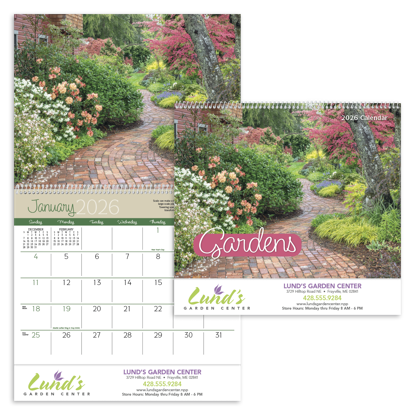 12 beautiful backyard images with a basic gardening tip each month