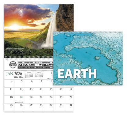 Let this calendar's imagery of unique natural phenomena keep you intrigued all year long