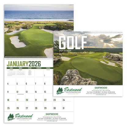 Hit the links with this inspiring calendar featuring courses from across the United States