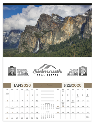 Scenes of America make this an excellent executive gift