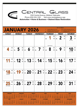 Rely on this giant planner to keep you on track