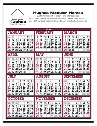 Oversized numbers combine with dramatic color for high visibility