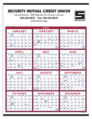 With a large imprint area, this calendar has maximum ad impact