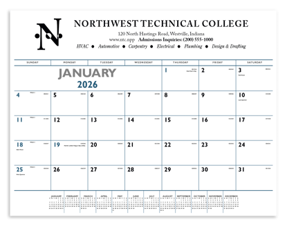 Desk pads keep a customer's name in front of potential clients on a daily basis