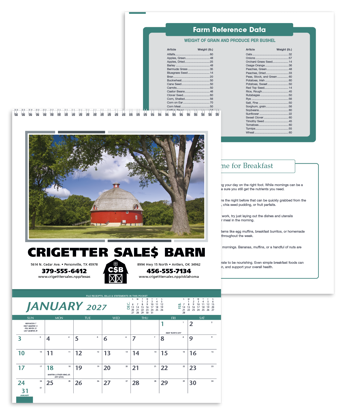 Convenient design, quality construction, and detailed agricultural information make this pocket calendar a great choice! The FSC� label means that the materials used for this product come from well-managed FSC�-certified forests and other controlled sources.