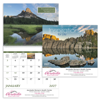 Use spectacular scenes and inspiring quotes to support your message.