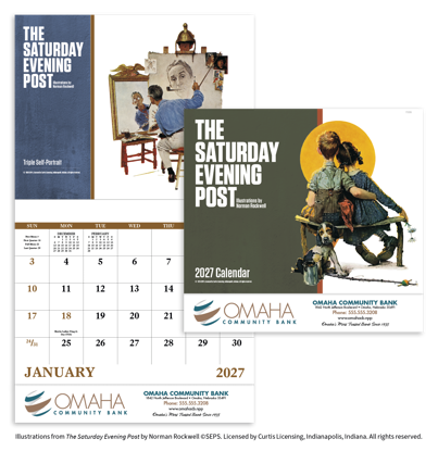 Norman Rockwell's illustrations for the cover of The Saturday Evening Post reflect moments of a by-gone era.